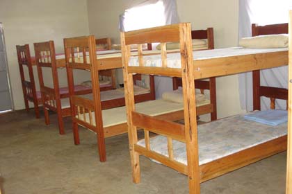 The bunk beds in the dormitory at the school in Eldoret 2009