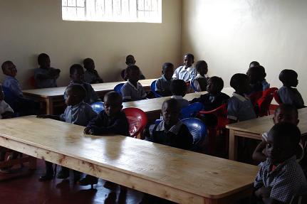 outside the classrooms