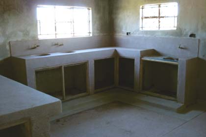 inside the kitchen