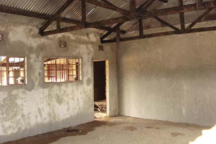 The interior of the classrooms
