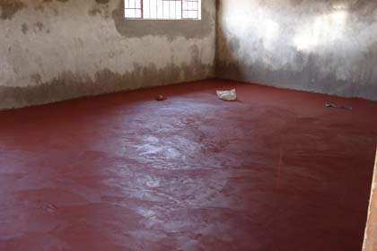 The interior of the classrooms